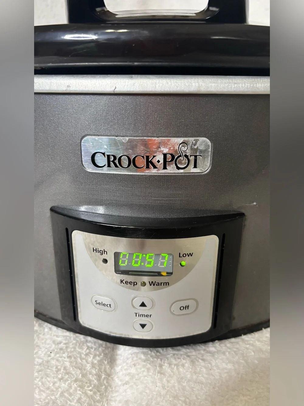 Crock-Pot Black Programmable Slow Cooker